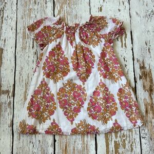 Pink Chicken Dress Pink and orange floral sz 2Y